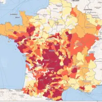 Carte de la situation des eaux superficielles au 1er septembre 2025