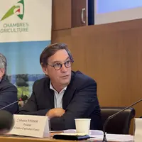 Sébastien Windsor, président réélu de Chambres d’agriculture France, le 18 septembre lors d’une conférence de presse de rentrée