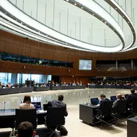 Les ministres de l'Agriculture de l'Union européenne réunis à Luxembourg le 27 octobre.