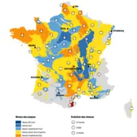carte des nappes phréatiques