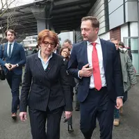 Annie Genevard, ministre de l’Agriculture, avec Christophe Hansen, commissaire européen à l’Agriculture en février dernier au salon de l’Agriculture.