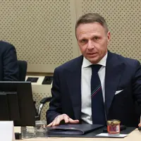 Le ministre de l’Agriculture italien Francesco Lollobrigida lors de la réunion des ministres de l'Agriculture de l'UE le 17 novembre à Bruxelles.