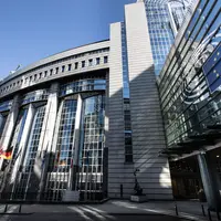 Bâtiment du Parlement européen à Bruxelles dans lequel les négociations ont eu lieu.