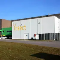 Extérieur de l'entreprise spécialisée dans l'élevage et la transformation d'insectes Ynsect