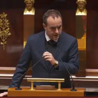 Sébastien Lecornu devant l'Assemblée nationale.