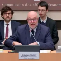 Stéphane Travert, président de la commission économique de l'Assemblée nationale et ancien ministre de l’Agriculture, le 18 février en commission lors