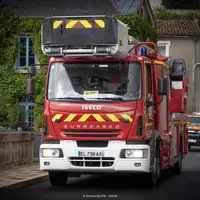 Camion des pompiers de la Vienne