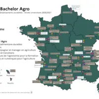 carte de France avec annotations