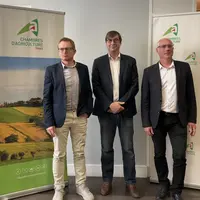 Trois représentants des chambres d’agriculture