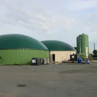 Unité de méthanisation produisant du biométhane par un petit collectif en Vendée.