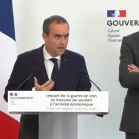 Sébastien Lecornu le 21 mai devant la presse