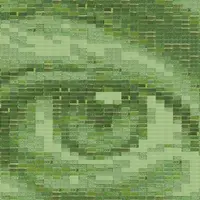 un oeil cultivé apparaît dans un champ
