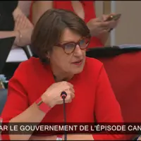 La ministre de l’Agriculture Annie Genevard lors de la Commission de l’aménagement du territoire et du développement durable et des affaires sociales