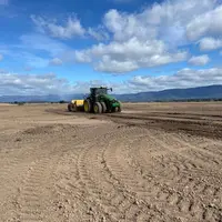 Nivellement avant drainage en Tasmanie