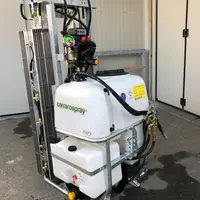 Compact, le pulvé tangentiel CarraroSpray TGP300 peut recevoir des capteurs à ultrasons pilotant l'ouverture et la fermeture des buses.