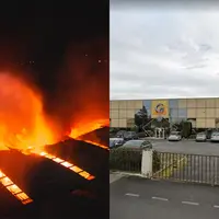 L'incendie a percé le toit d'un des ateliers de Grégoire à Châteaubernard.