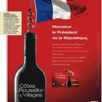 Le conseil interprofessionnel des vins du Roussillon a interpellé des membres du gouvernement en leur envoyant cet appel, ainsi qu'une bouteille de vi