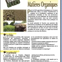 25 fiches techniques téléchargeables sur le site de la chambre régionale d'agriculture de PACA regroupent toutes les informations nécessaires à l’util