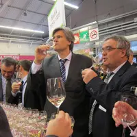 Stéphane Le Foll sur le Pavillon du vin du SIA où il a annoncé qu'il n'y aurait pas d'aides à la production dans le cadre de la future PAC pour la vit