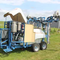 Le pulvérisateur à injection directe de Diimotion travaille dans les vignes des Vignerons de Tutiac depuis le début de la saison. © X. Delbecque