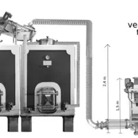 La méthode Fepjuc nécessite deux équipements: un petit pressoir continu pour extraire le jus et un séparateur permettant d'envoyer le marc et le jus e