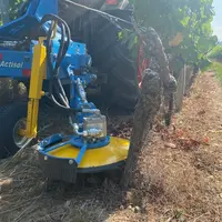 La tondeuse intercep Eolys d'Actisol propose un réglage facile de la tête de coupe.