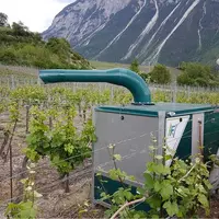 Le système FrostGuard expulse de l'air chaud, que l'on sent encore quand on est à une trentaine de mètres de la machine.