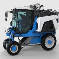 Le nouveau tracteur enjambeur Bobard 1027 peut recevoir une cabine de catégorie 4 en option.