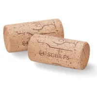 Le bouchon Sübr F5 de Vinventions est un micro-naturel ayant le visuel du liège.