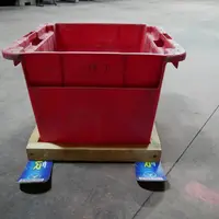 La Bennaski permet de tirer ses bennes à vendange au lieu de les porter.