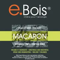 Les nouveaux copeaux e.Bois Macaron d'Erbslöh sont chauffés de manière douce pour apporter rondeur et sucrosité au vin.