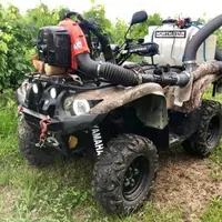 Les quads permettent d'intervenir dans la vigne même lorsque les conditions sont difficiles.