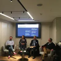 Lors d'un conférence de presse parisienne le 22 novembre 2022, Jean-Benoît Cavalier, président du syndicat AOP languedoc (à droite) a fait le point su