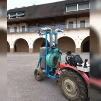 Le Domaine de la Pinte dans le Jura a construit ce pulvérisateur.