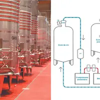 Vivelys propose Scalya up, un système de récupération du CO2 fermentaire.