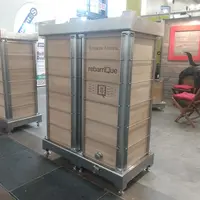 La forme carrée des fûts Rebarrique permet d'économiser la moitié de la place nécessaire lors de l'élevage du vin sous bois.