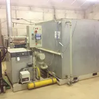 Viticulture. machine à traiter les bois, traitement à l'eau chaude pour lutter contre la flavescence dorée et la maladie de Pierce, plants vigne issus