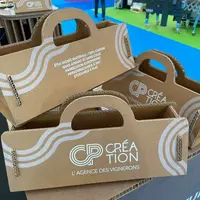L'étui en carton de CP Création est 100 % recyclable.