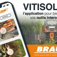 Trois conseillers machinisme dispensent leurs préconisations de réglage des outils de travail du sol sur la nouvelle application Vitisol by Braun.