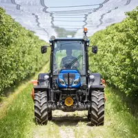 Le tracteur vigneron T4 LP Cabine de New Holland est proposé avec les mêmes motorisations et la même cabine que les T4F.