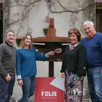Anne-Sophie Raifaud et Franck Goyer (à gauche) ont officiellement repris le domaine d'André et Véronique Balliccioni en mars 2023.