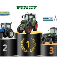 Fendt conforte sa position de leader des tracteurs spécialisés acquise en 2022. Deutz-Fahr crée la surprise en se plaçant sur le troisième marche.