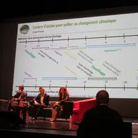 Julia Gouot chercheuse chargée de R&D pour Vitinnov, a présenté les résultats d'essais de lutte contre la chaleur lors de la vingt-et-unième matinée d
