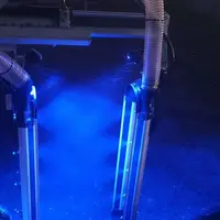 Les phares bleus permettent de mieux visualiser les jets de pulvérisation et de détecter des éventuels bouchages.