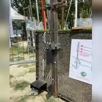 Le piquet de tête Infinity de Vignetinox équipé de ses ailettes permet de s'affranchir du piquet d'ancrage au bout des rangées de vigne.