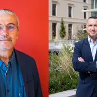 Hervé Hannin, directeur du développement du pôle vigne-vin de l’Institut Agro.et François Purseigle, sociologue de l’agricultu