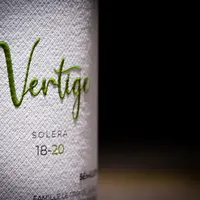 Zoom sur l'étiquette de la cuvée Vertige.