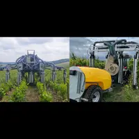 Pulvérisateur viticole interligne et cellule de pulvérisation Bliss Ecospray dans les vignes