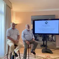 Frédéric Champault président et Vincent Creton directeur de la cave coopérative de sancerre