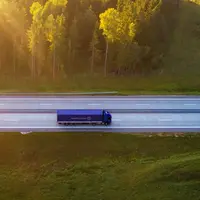 Camion de transport Kuehne+Nagel.